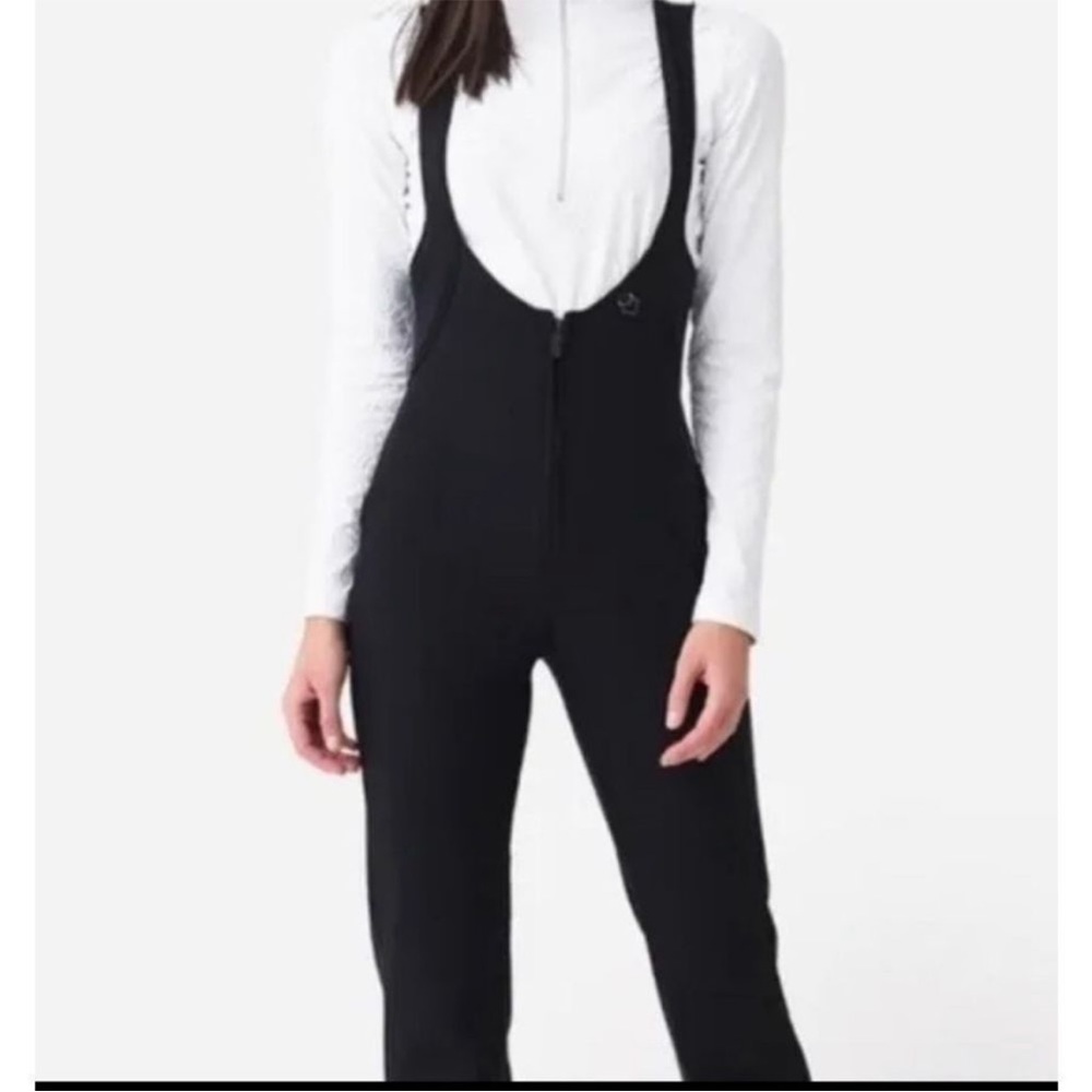 Vintage Obermeyer black ski bib jumpsuit